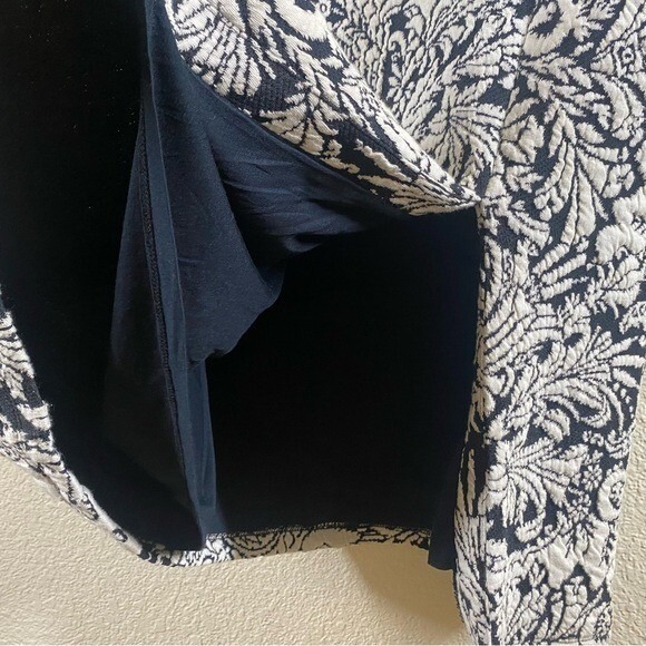 Anthropologie Women's Size Large Jacquard Cut-Out Midi Dress - Picture 6 of 11